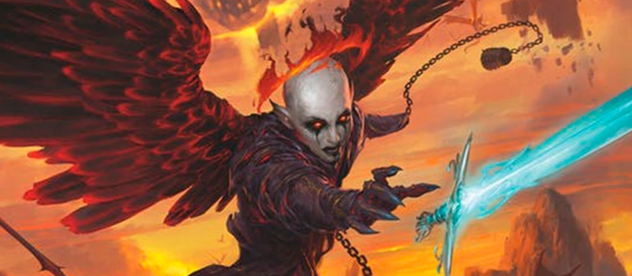 Banner da mesa de RPG: Campanha Dungeons & Dragons 5ª Edição - Descida ao Avernus (para INICIANTES ou experientes)