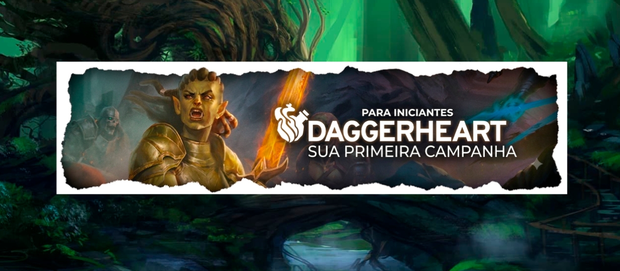 Banner da mesa de RPG: A canção da terra ferida - Daggerheart
