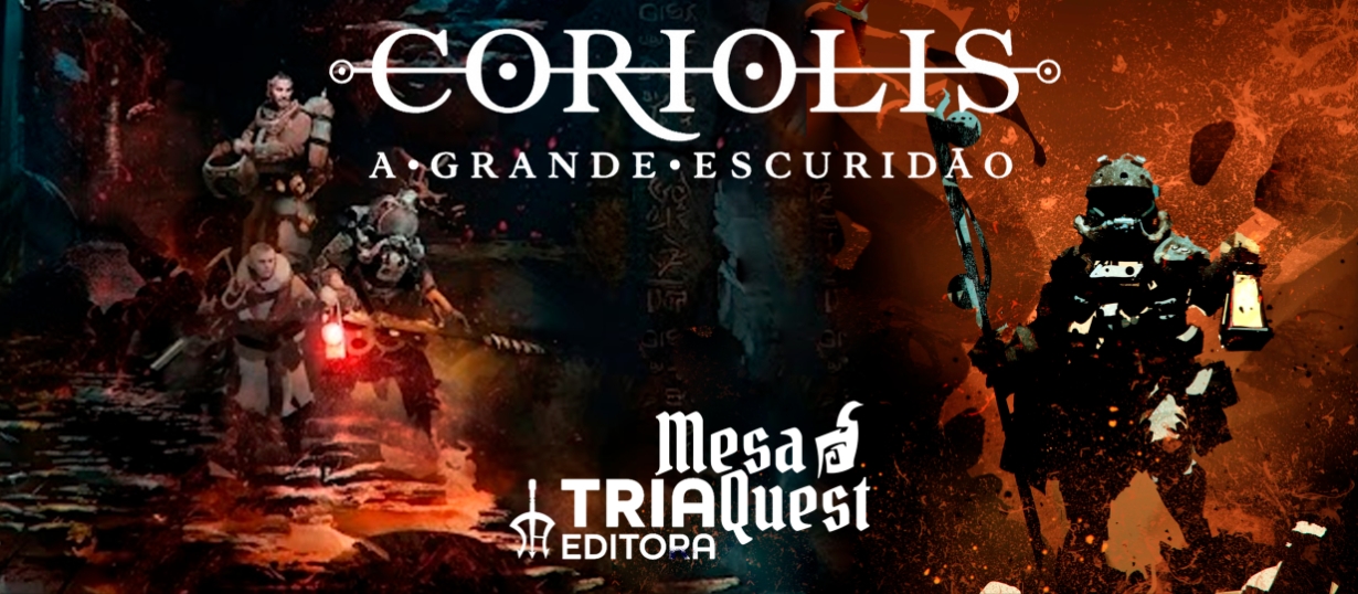 Banner da mesa de RPG: Coriolis - Vermelho como Sangue