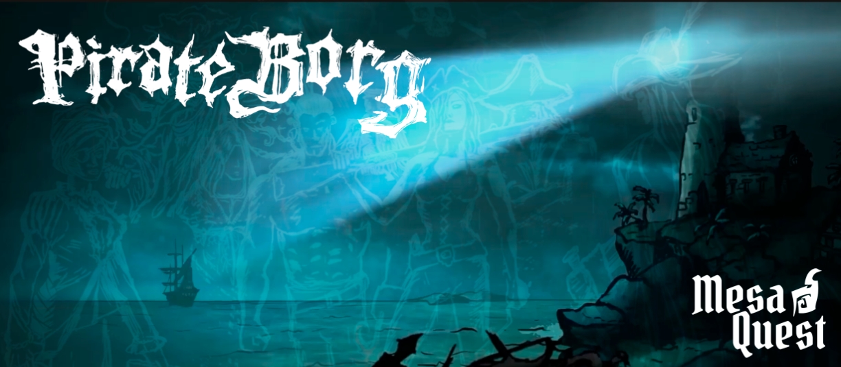 Banner da mesa de RPG: Pirate Borg - Maré Baixa