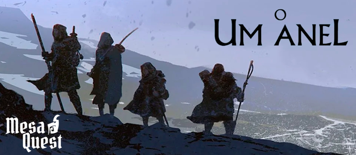 Banner da mesa de RPG: Sobre Monte e Sob Monte.