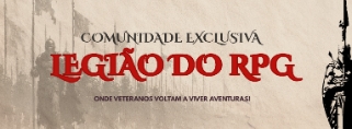 Banner da mesa de RPG: Legião do RPG