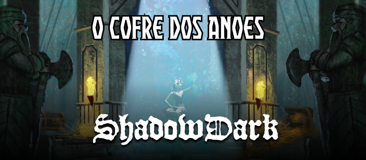 Banner da mesa de RPG: O Cofre dos Anões