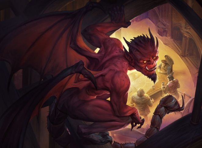 Banner da mesa de RPG: A Revolta dos Diabretes!