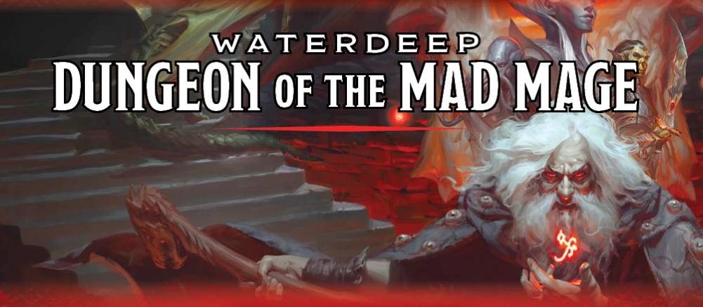 Banner da mesa de RPG: Waterdeep: Dungeon of the Mad Mage 🧙♂️