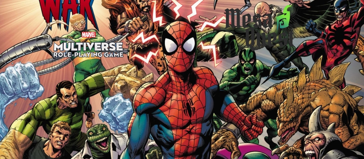 Banner da mesa de RPG: MARVEL - Spider & Wolverine contra Sexteto Sinistro