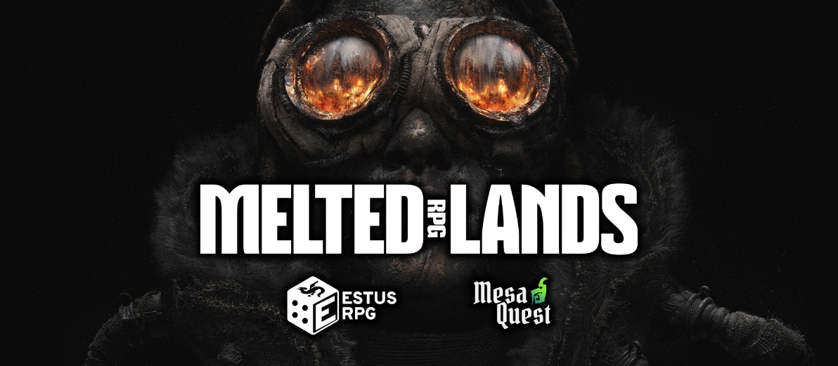 Banner da mesa de RPG: Melted Lands: Escória