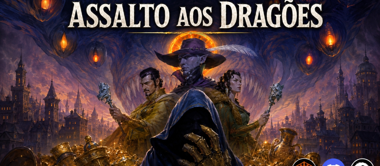 Banner da mesa de RPG: Waterdeep: Dragon Heist versão definitiva