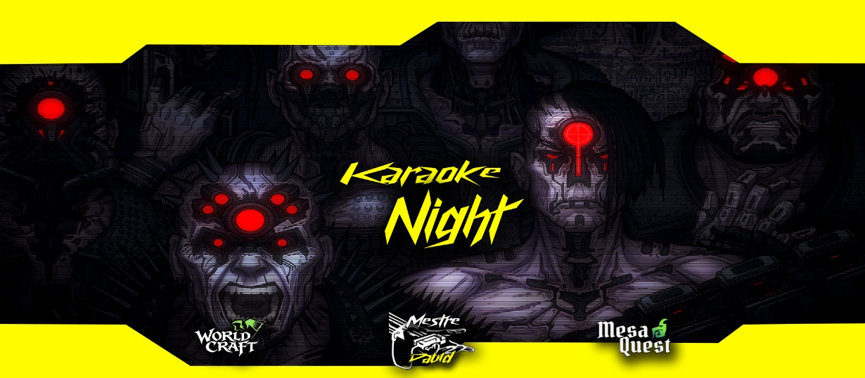 Banner da mesa de RPG: Karaoke Night (2)