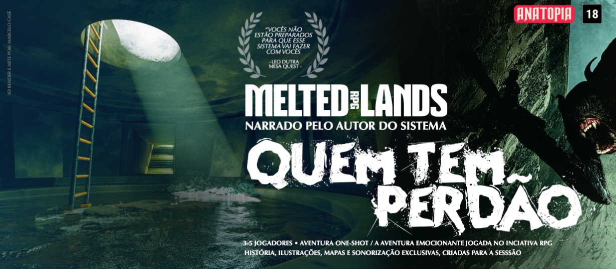 Banner da mesa de RPG: Quem tem perdão