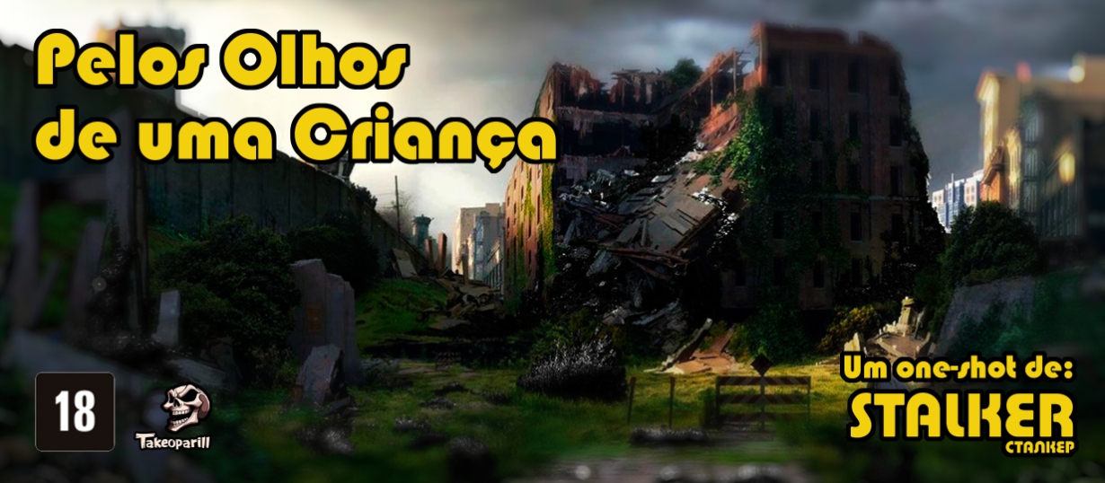 Banner da mesa de RPG: Pelos Olhos de uma Criança