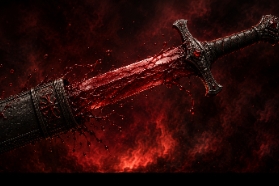 Banner da mesa de RPG: A Espada Rubra D&D5.5- Uma aventura one shot