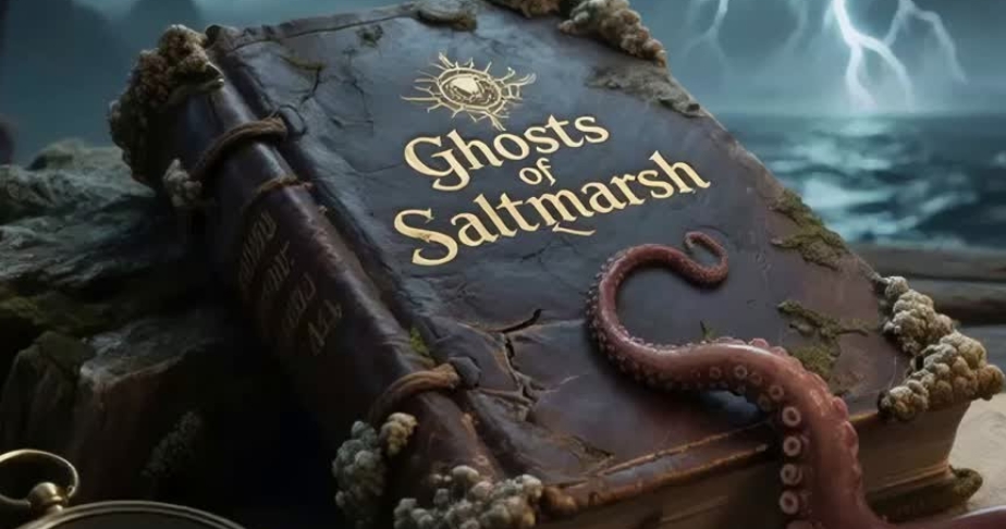 Banner da mesa de RPG: Fantasmas de Saltmarsh - D&D 5.5e
