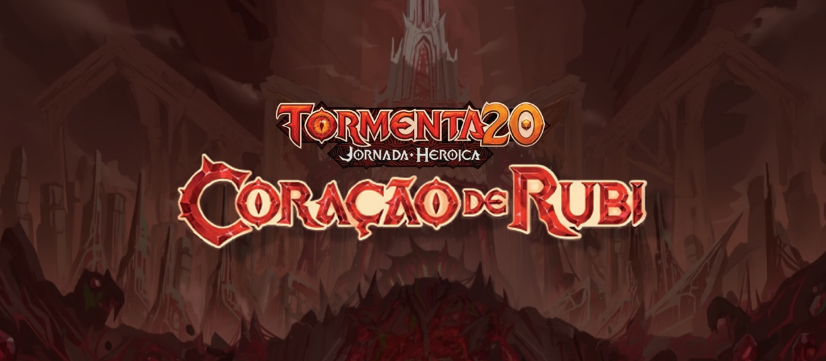 Banner da mesa de RPG: Coração de Rubi - Jornada Heroica
