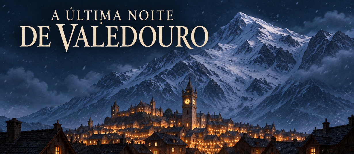 Banner da mesa de RPG: A Última Noite de Valedouro