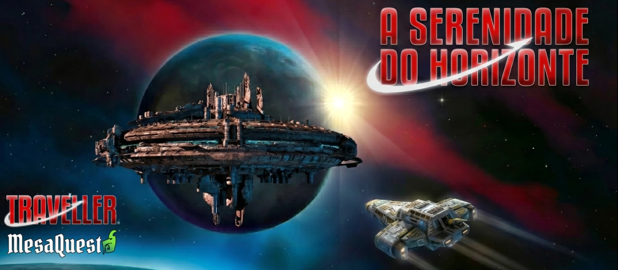 Banner da mesa de RPG: A Serenidade Do Horizonte