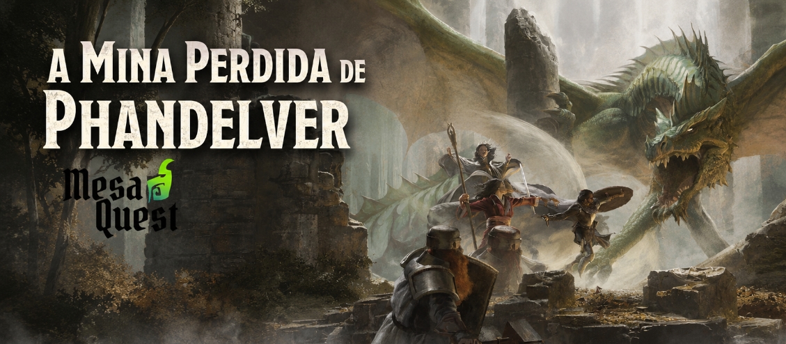Banner da mesa de RPG: A Mina Perdida de Phandelver