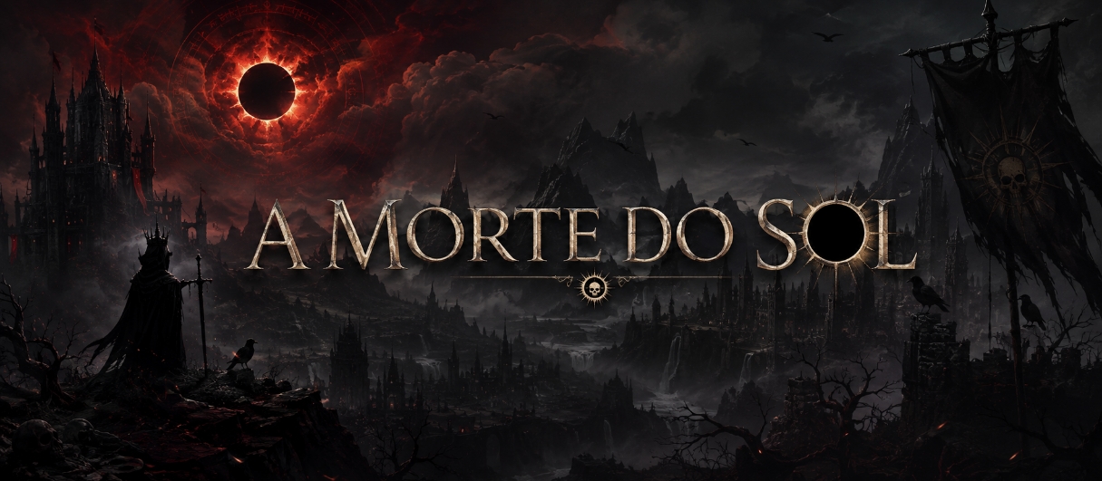 Banner da mesa de RPG: A Morte do Sol