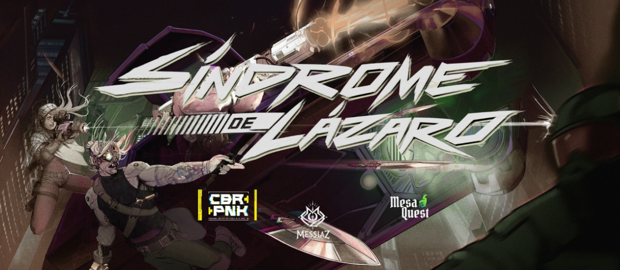 Banner da mesa de RPG: SÍNDROME DE LÁZARO