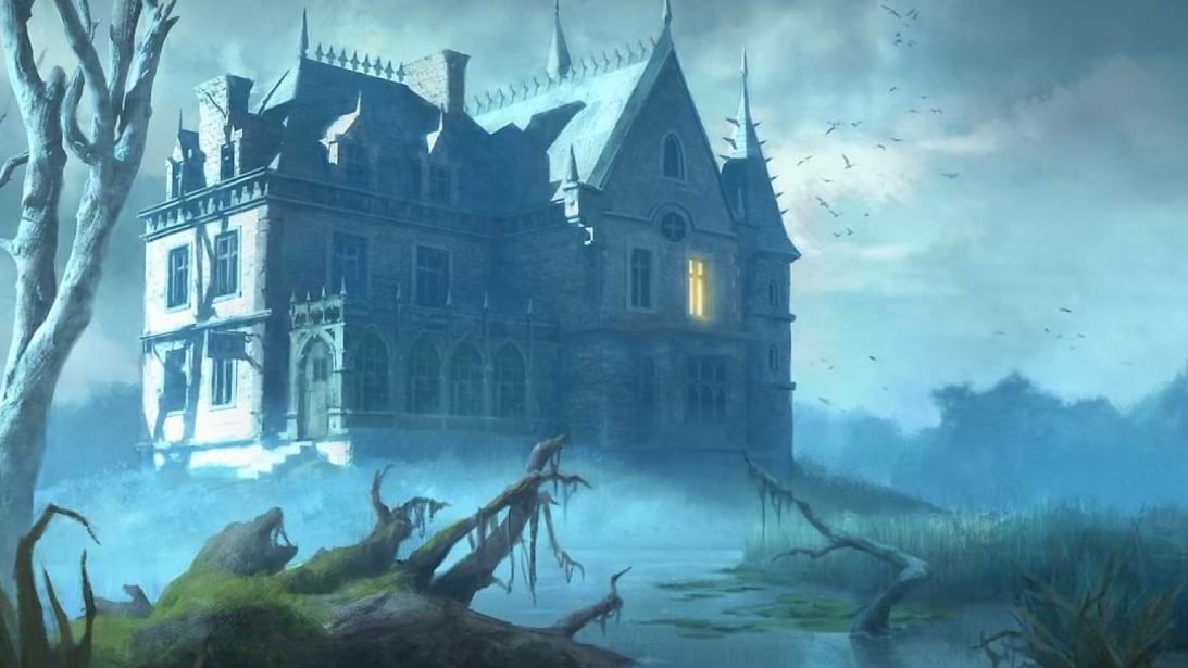Banner da mesa de RPG: A Casa da Morte