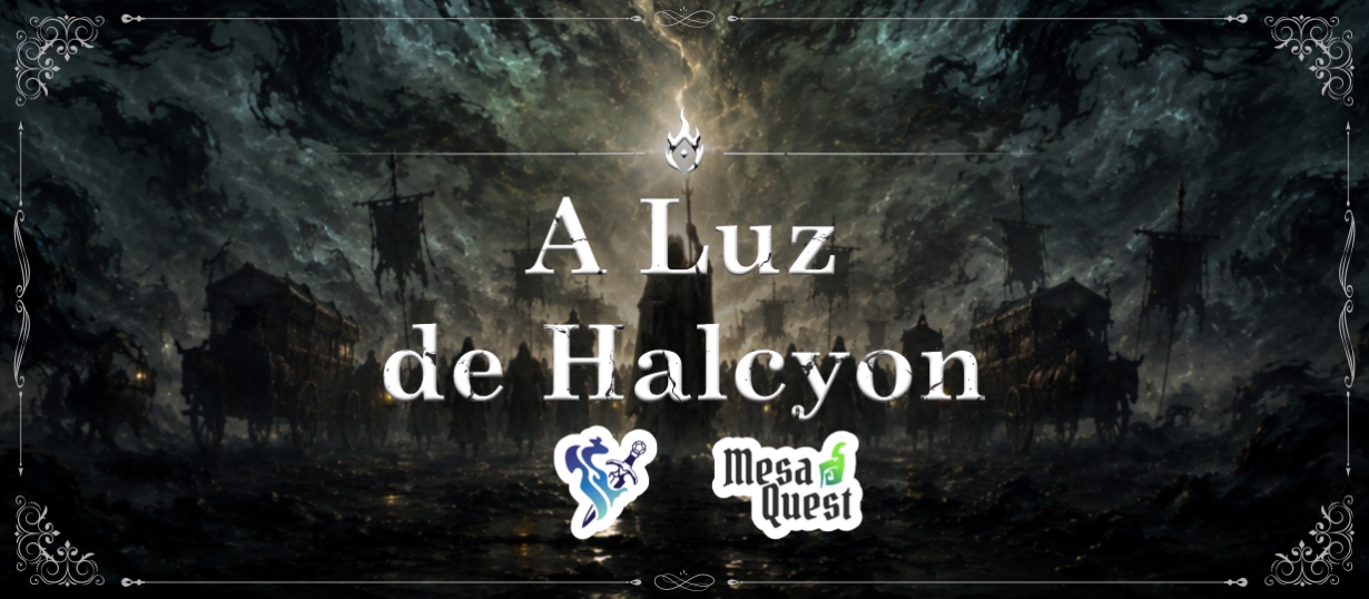 Banner da mesa de RPG: A Luz de Halcyon - Daggerheart: Era de Umbra