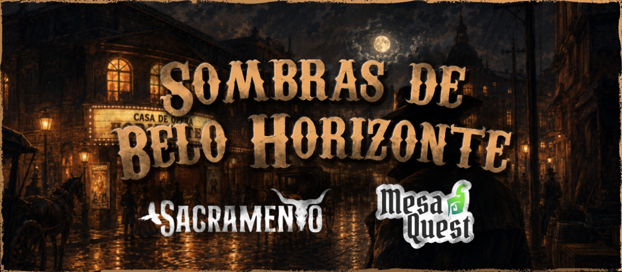Banner da mesa de RPG: Sombras de Belo Horizonte - Sacramento RPG