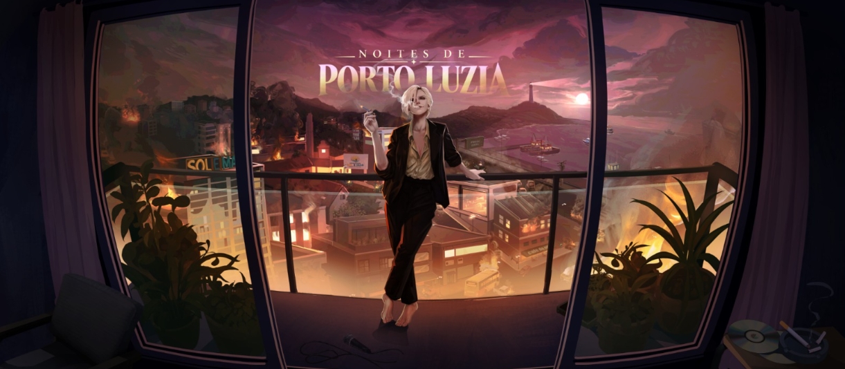 Banner da mesa de RPG: Noites de Porto Luzia: Ecos Dissonantes