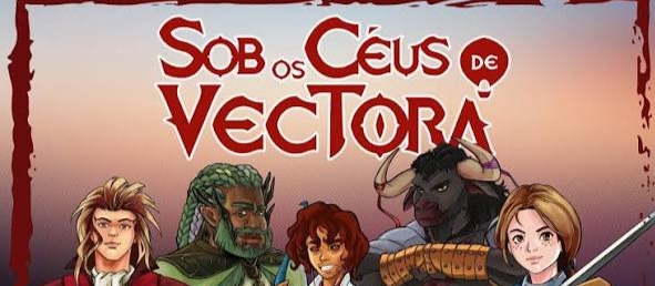 Banner da mesa de RPG: APRENDENDO TORMENTA 20: AVENTURA SOB OS CÉUS DE VECTORA