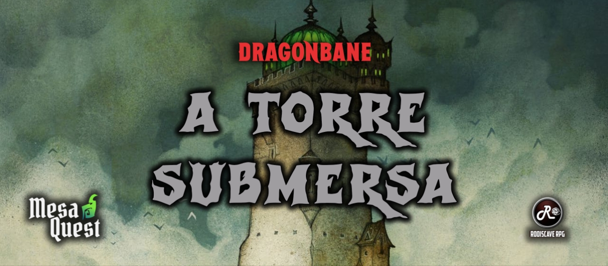 Banner da mesa de RPG: A Torre Submersa