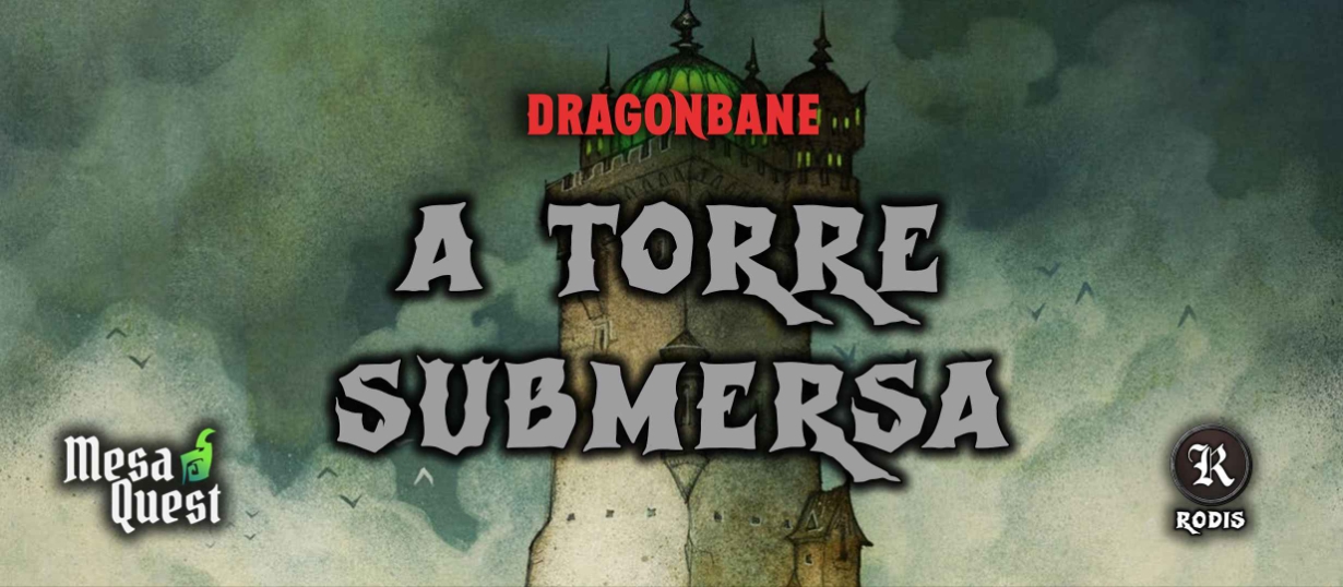 Banner da mesa de RPG: A Torre Submersa