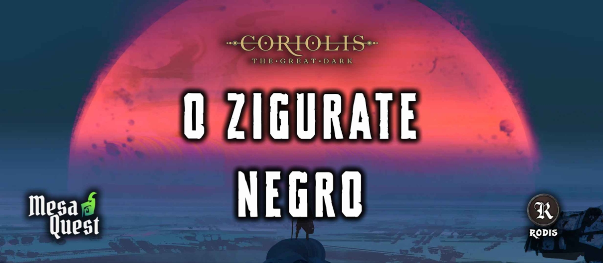 Banner da mesa de RPG: O Zigurate Negro