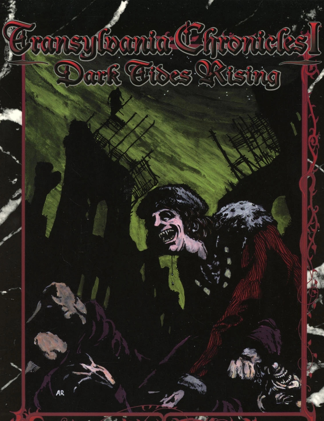 Banner da mesa de RPG: V5 IDADE DAS TREVAS — CRÔNICAS DA TRANSILVÂNIA: IN MEMORIAM