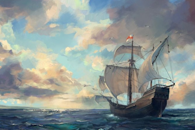 Banner da mesa de RPG: Expedição no Mar do Dragão Rei