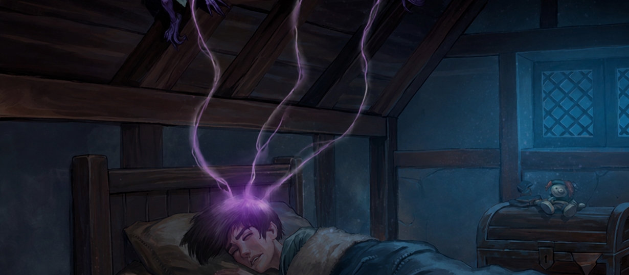 Banner da mesa de RPG: Devoradores de Sonhos