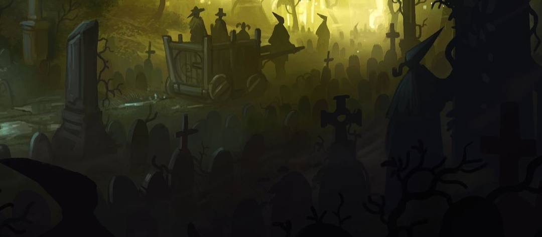 Banner da mesa de RPG: O Mistério dos Saqueadores de Túmulos