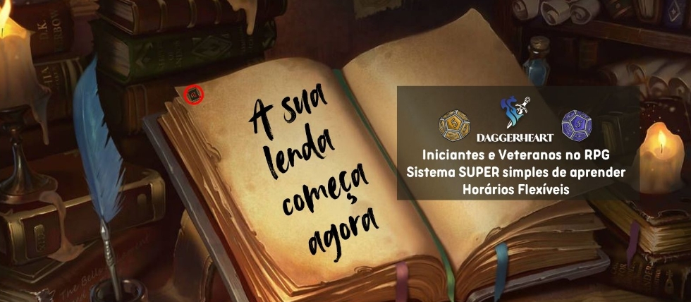 Banner da mesa de RPG: As Lendas de Gálakos