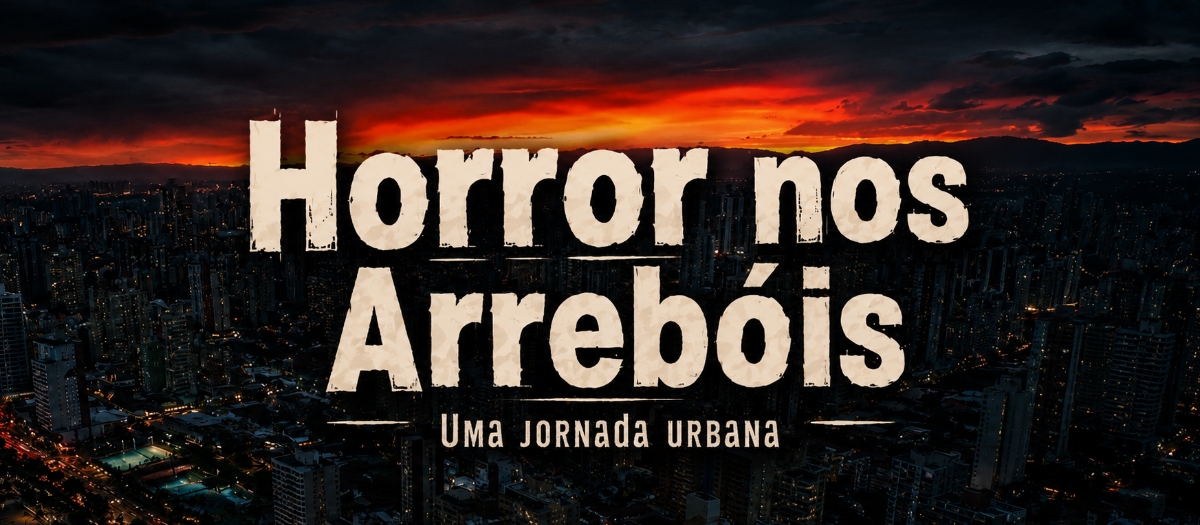 Banner da mesa de RPG: Horror nos Arrebóis