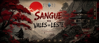Banner da mesa de RPG: Sangue nos Vales do Leste