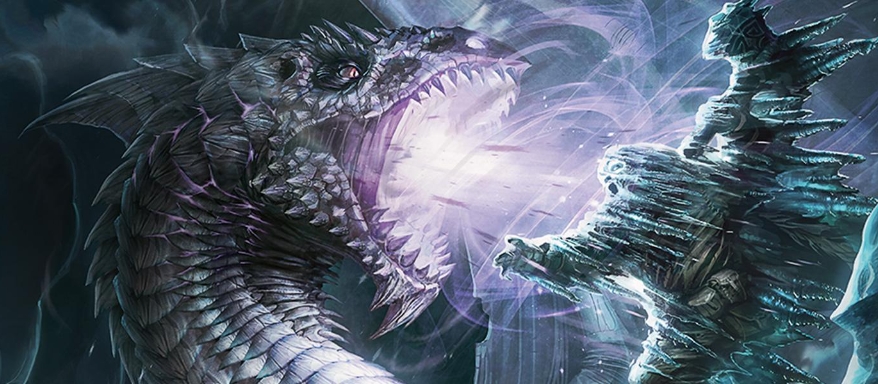 Banner da mesa de RPG: Tesouro da Rainha Dragão