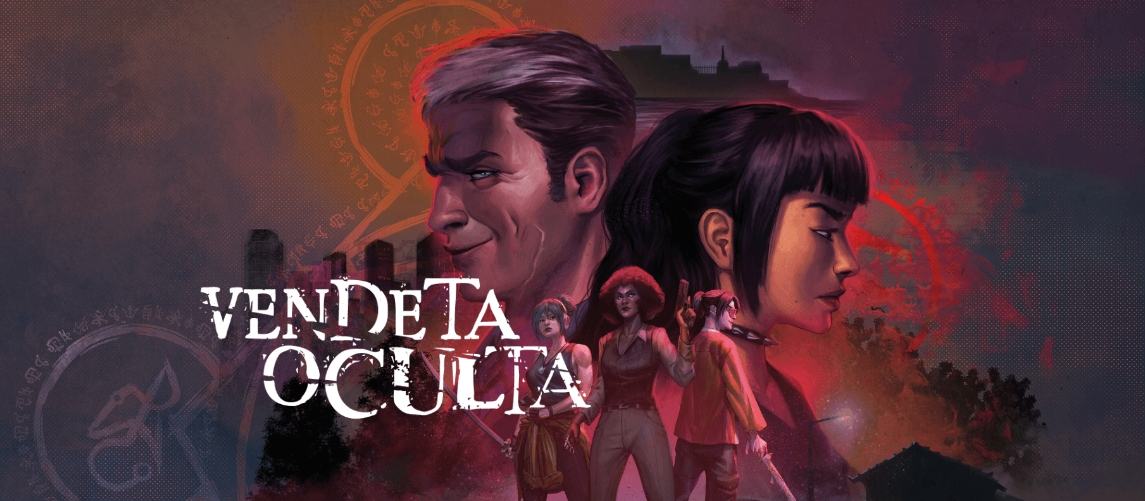 Banner da mesa de RPG: Vendeta Oculta - O Inicio