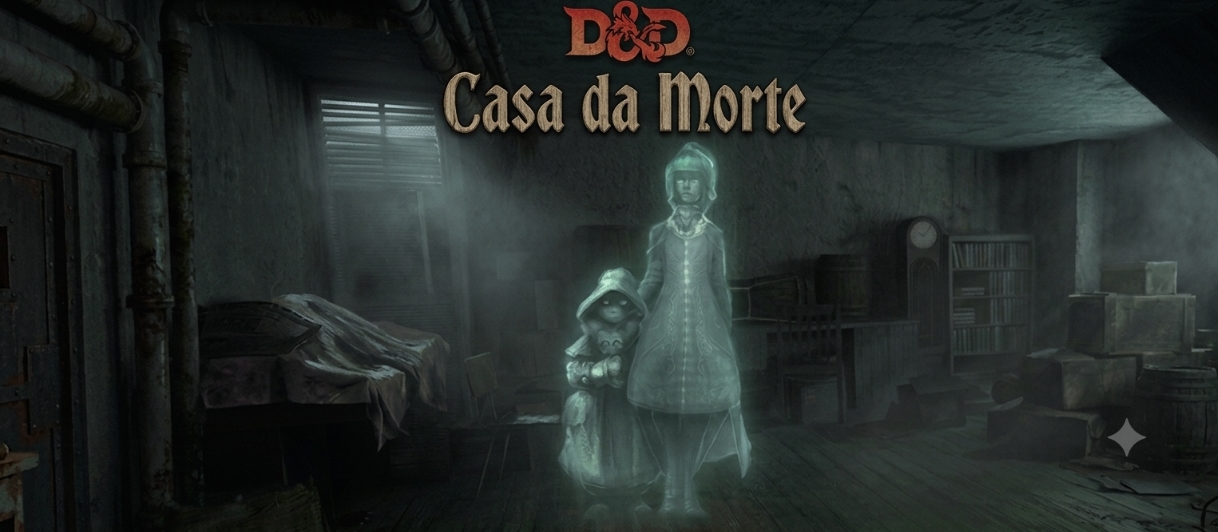 Banner da mesa de RPG: Casa da Morte