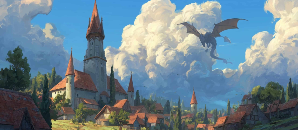 Banner da mesa de RPG: Dungeons and Dragons | A Vanguarda Escarlate