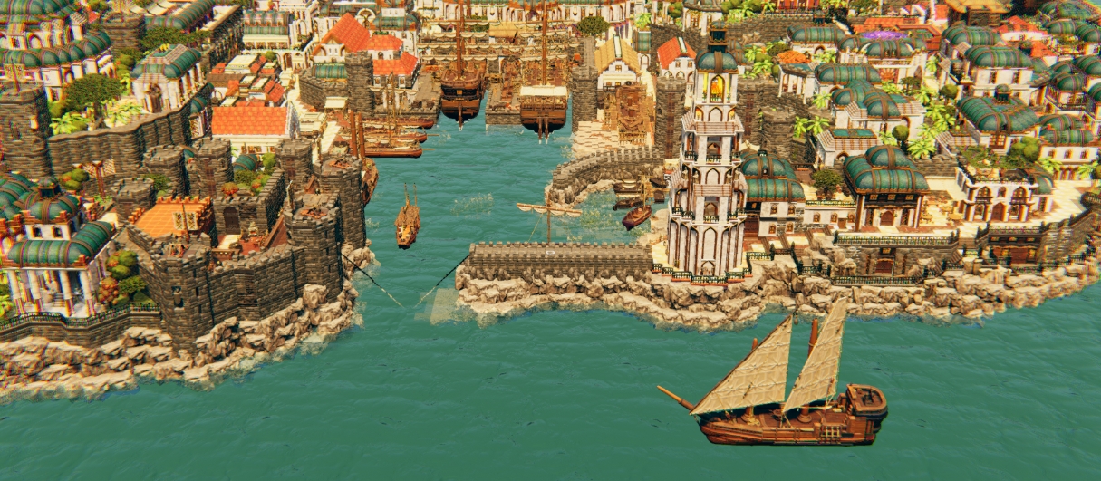 Banner da mesa de RPG: A Voz das Marés - no Talespire
